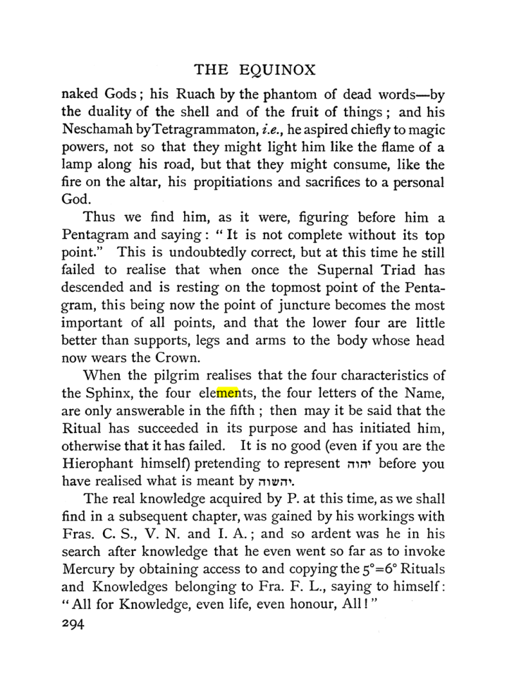 Original scan of The Equinox (Volume I, Number II), PDF page 302