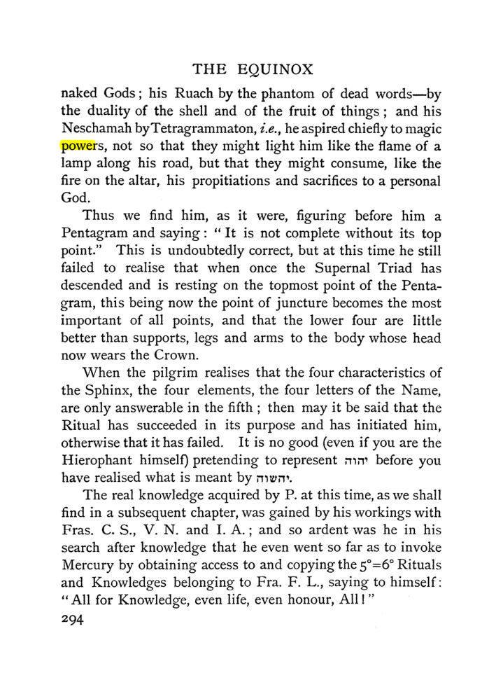 Original scan of The Equinox (Volume I, Number II), PDF page 302