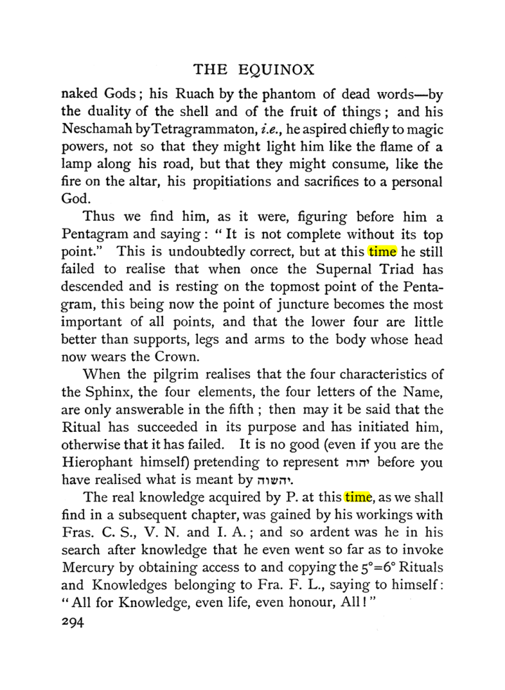 Original scan of The Equinox (Volume I, Number II), PDF page 302