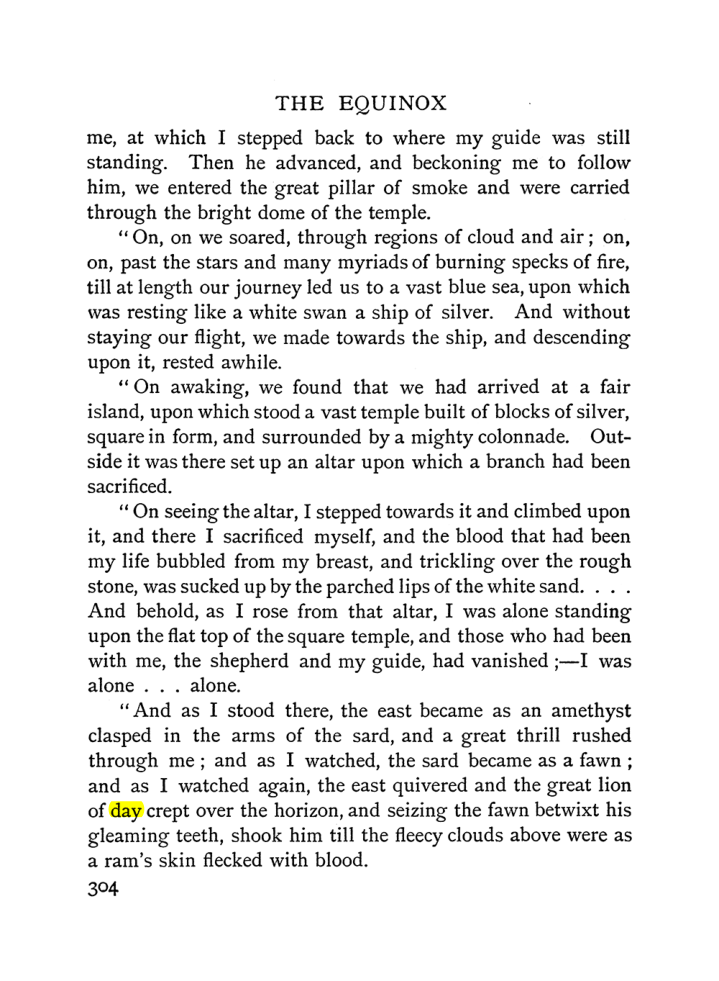 Original scan of The Equinox (Volume I, Number II), PDF page 312