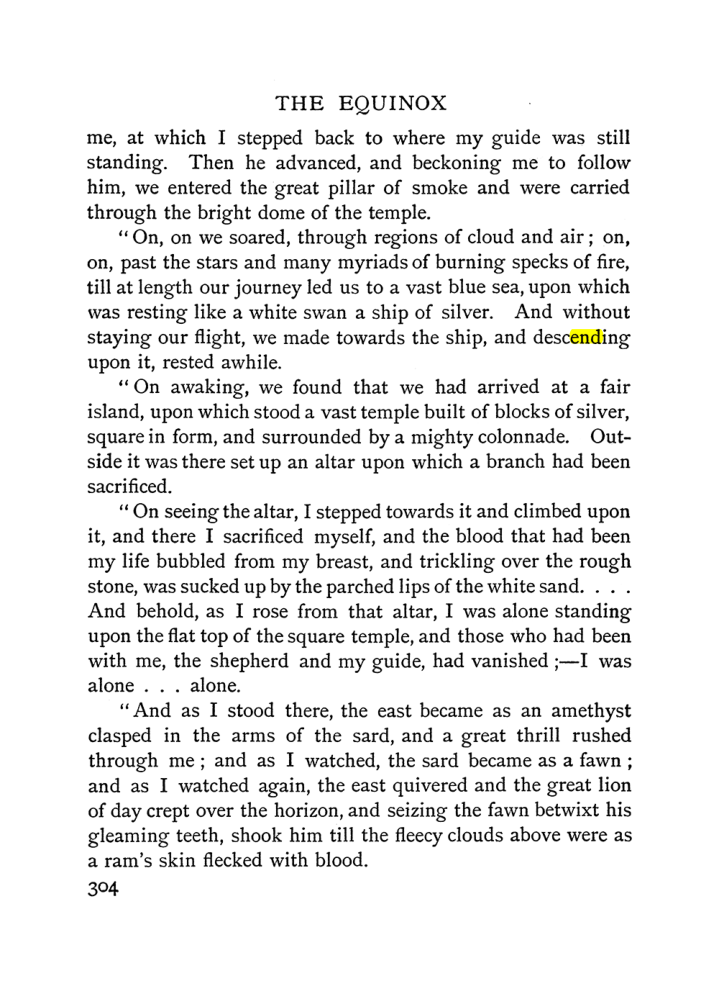 Original scan of The Equinox (Volume I, Number II), PDF page 312