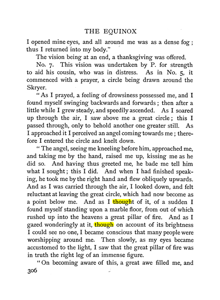Original scan of The Equinox (Volume I, Number II), PDF page 314