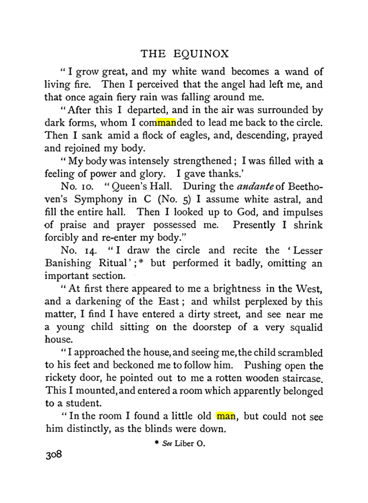Original scan of The Equinox (Volume I, Number II), PDF page 316