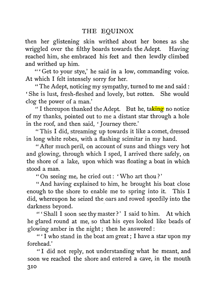 Original scan of The Equinox (Volume I, Number II), PDF page 318