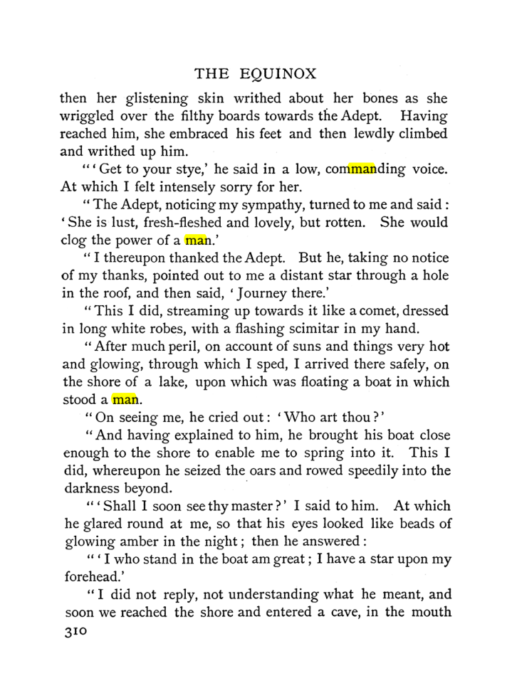 Original scan of The Equinox (Volume I, Number II), PDF page 318