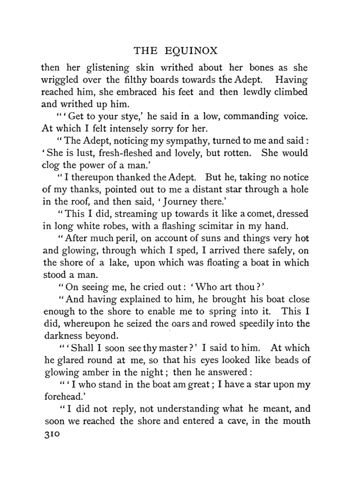 Original scan of The Equinox (Volume I, Number II), PDF page 318