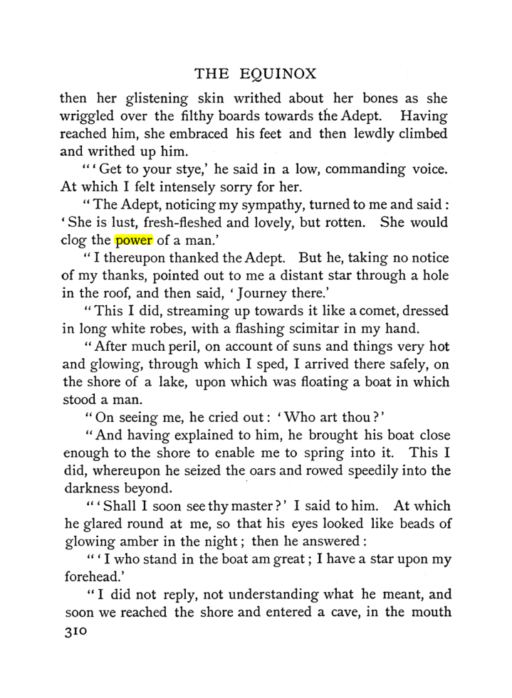 Original scan of The Equinox (Volume I, Number II), PDF page 318