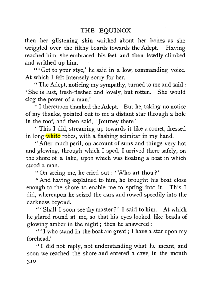 Original scan of The Equinox (Volume I, Number II), PDF page 318