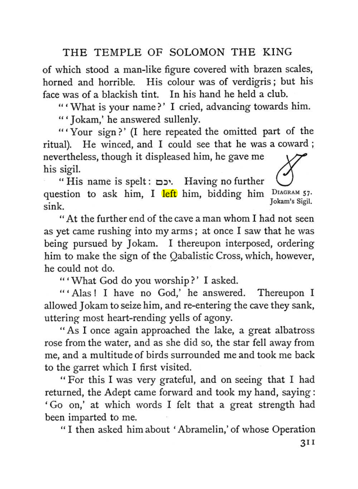 Original scan of The Equinox (Volume I, Number II), PDF page 319