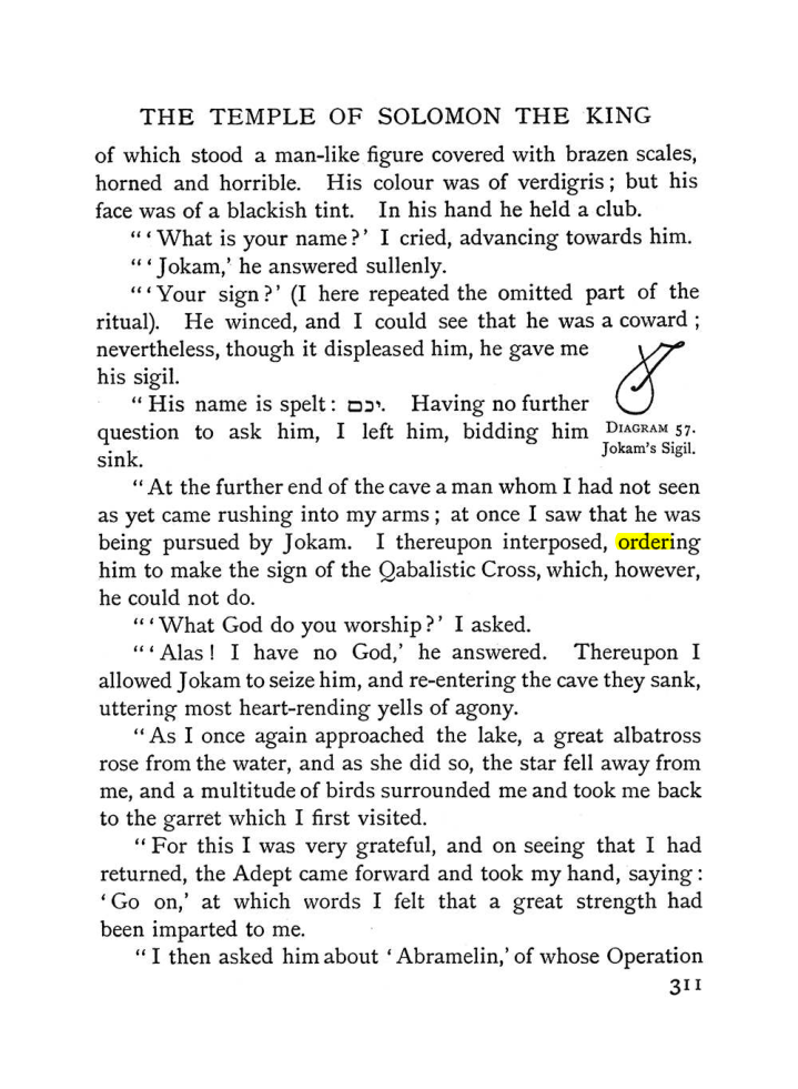 Original scan of The Equinox (Volume I, Number II), PDF page 319