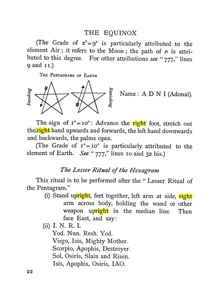 Original scan of The Equinox (Volume I, Number II), PDF page 32