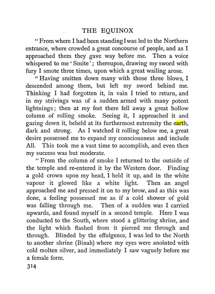 Original scan of The Equinox (Volume I, Number II), PDF page 322