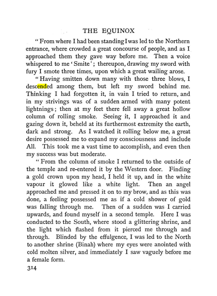 Original scan of The Equinox (Volume I, Number II), PDF page 322