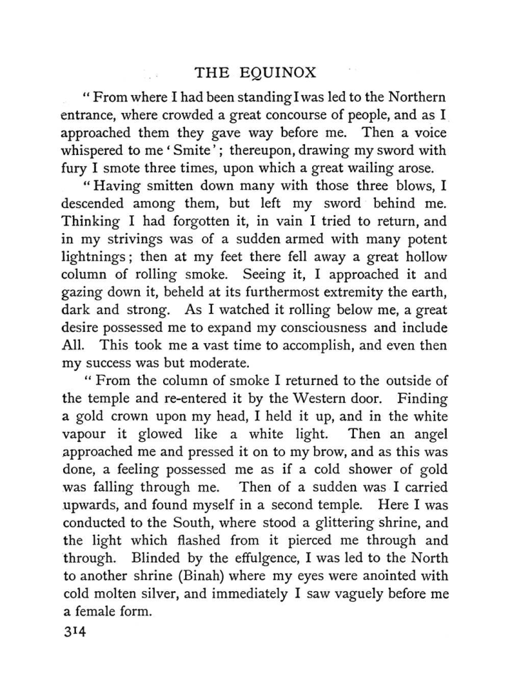 Original scan of The Equinox (Volume I, Number II), PDF page 322
