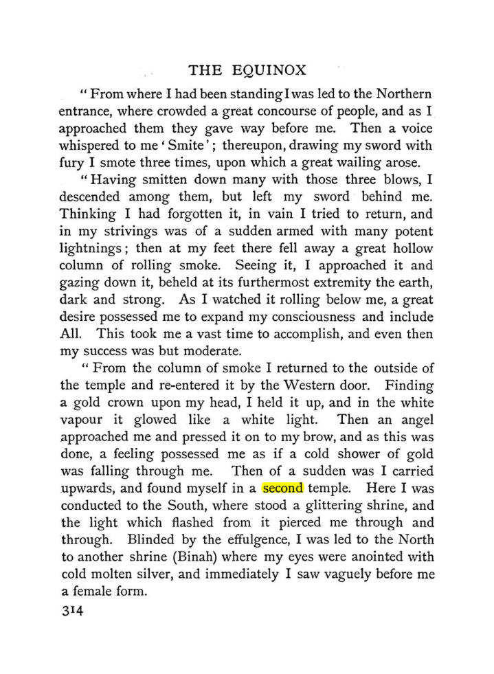Original scan of The Equinox (Volume I, Number II), PDF page 322