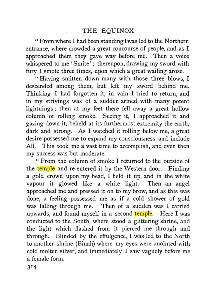 Original scan of The Equinox (Volume I, Number II), PDF page 322