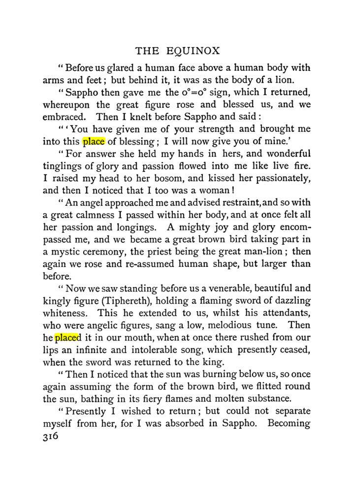 Original scan of The Equinox (Volume I, Number II), PDF page 324