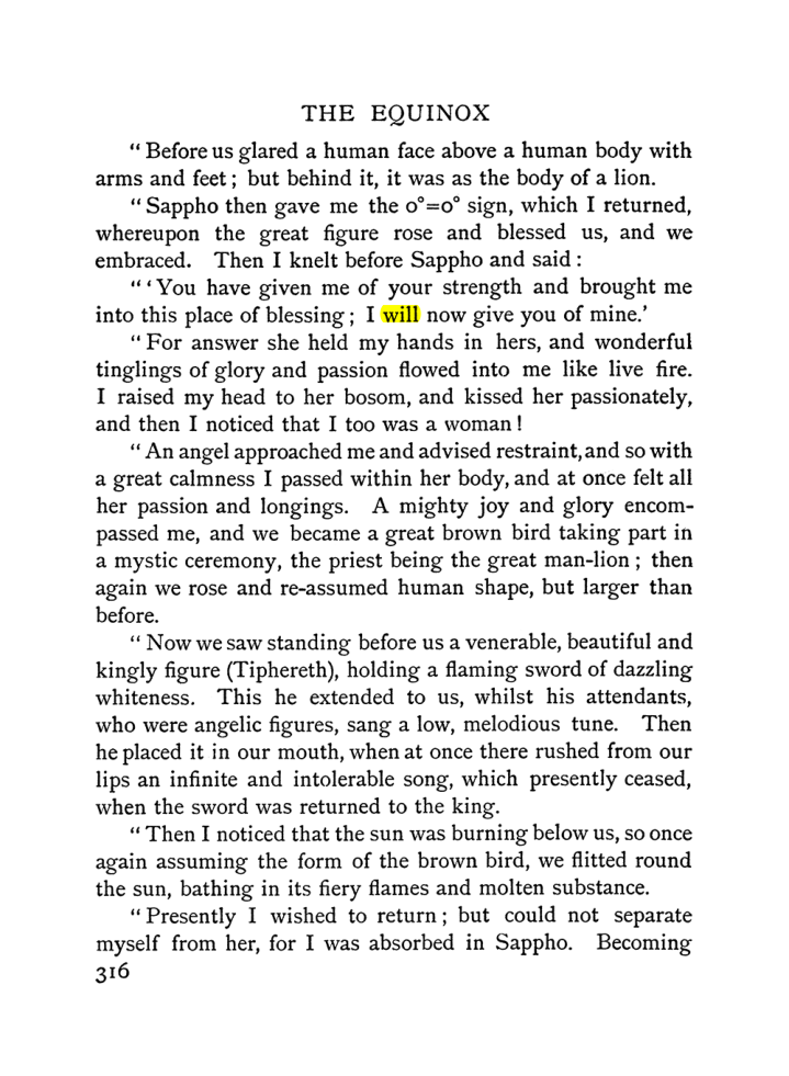 Original scan of The Equinox (Volume I, Number II), PDF page 324