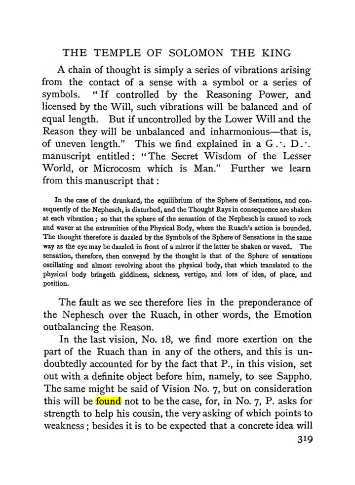 Original scan of The Equinox (Volume I, Number II), PDF page 327