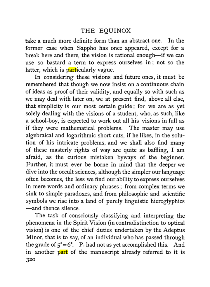 Original scan of The Equinox (Volume I, Number II), PDF page 328