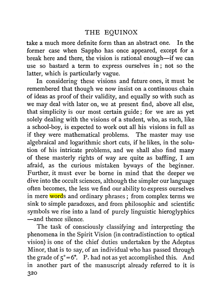 Original scan of The Equinox (Volume I, Number II), PDF page 328