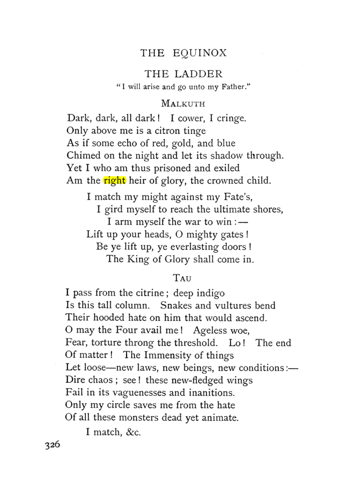 Original scan of The Equinox (Volume I, Number II), PDF page 334