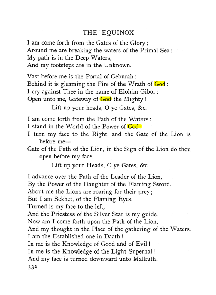 Original scan of The Equinox (Volume I, Number II), PDF page 340