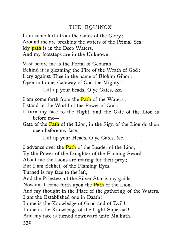 Original scan of The Equinox (Volume I, Number II), PDF page 340