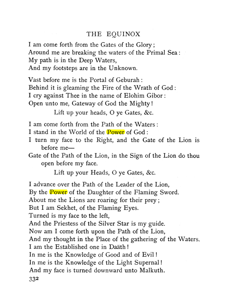 Original scan of The Equinox (Volume I, Number II), PDF page 340