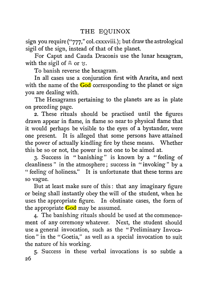 Original scan of The Equinox (Volume I, Number II), PDF page 36