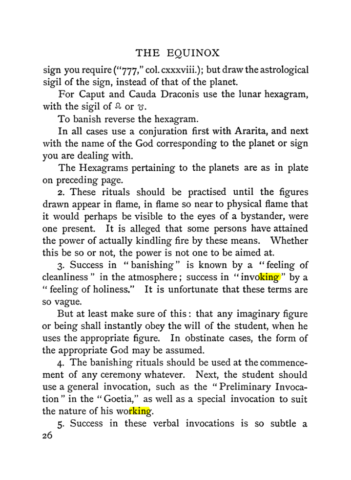 Original scan of The Equinox (Volume I, Number II), PDF page 36