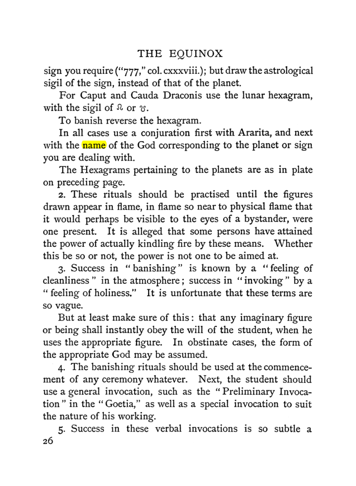 Original scan of The Equinox (Volume I, Number II), PDF page 36