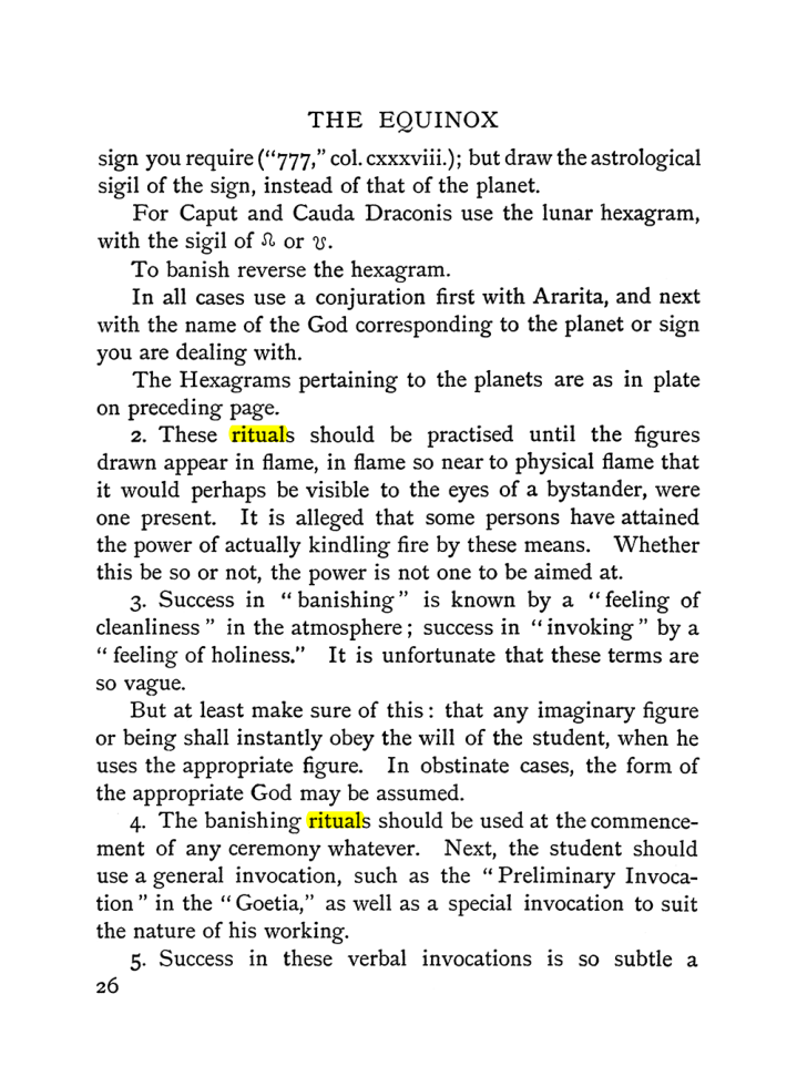 Original scan of The Equinox (Volume I, Number II), PDF page 36