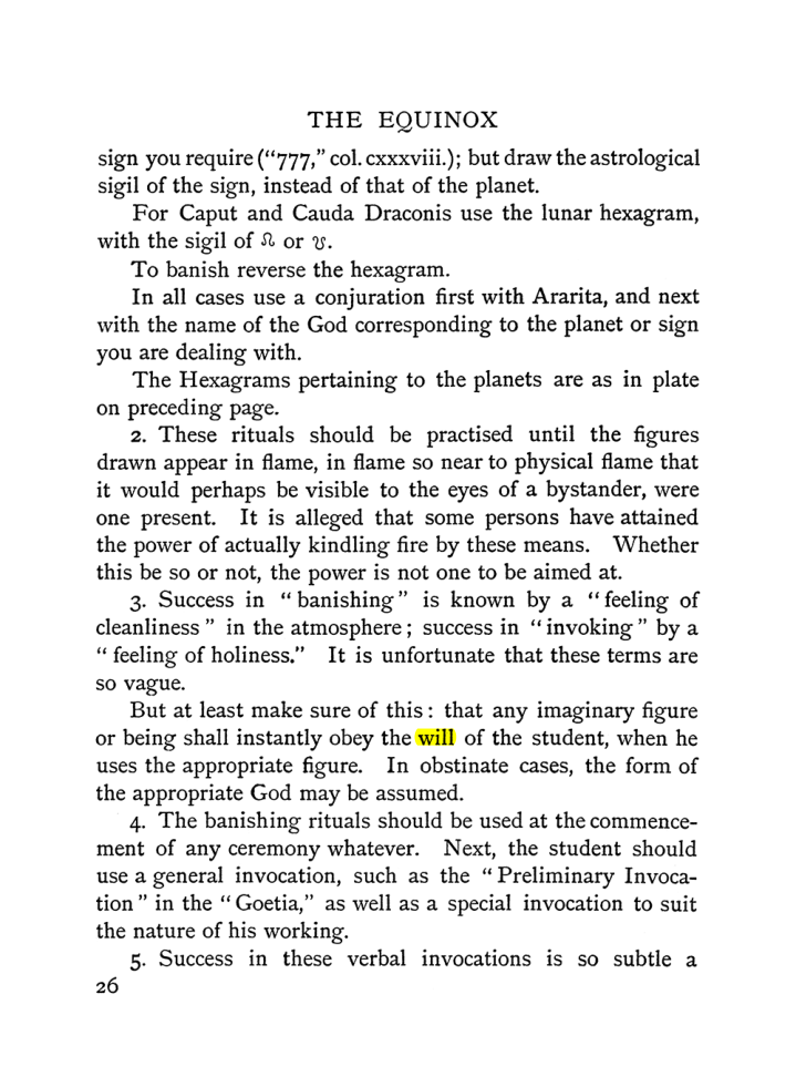 Original scan of The Equinox (Volume I, Number II), PDF page 36
