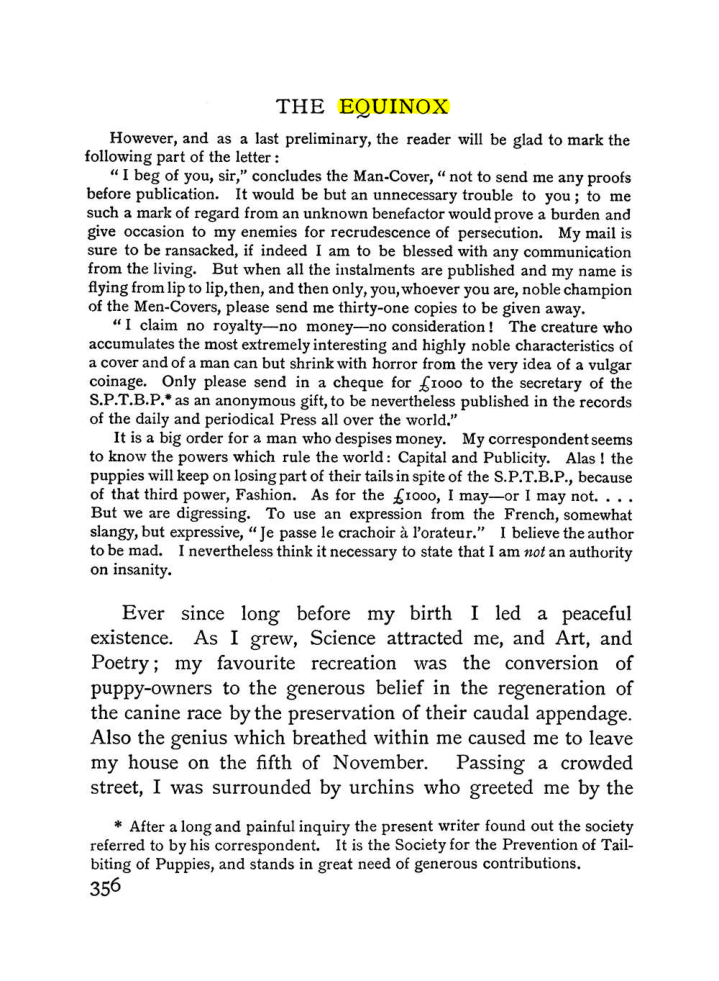 Original scan of The Equinox (Volume I, Number II), PDF page 364