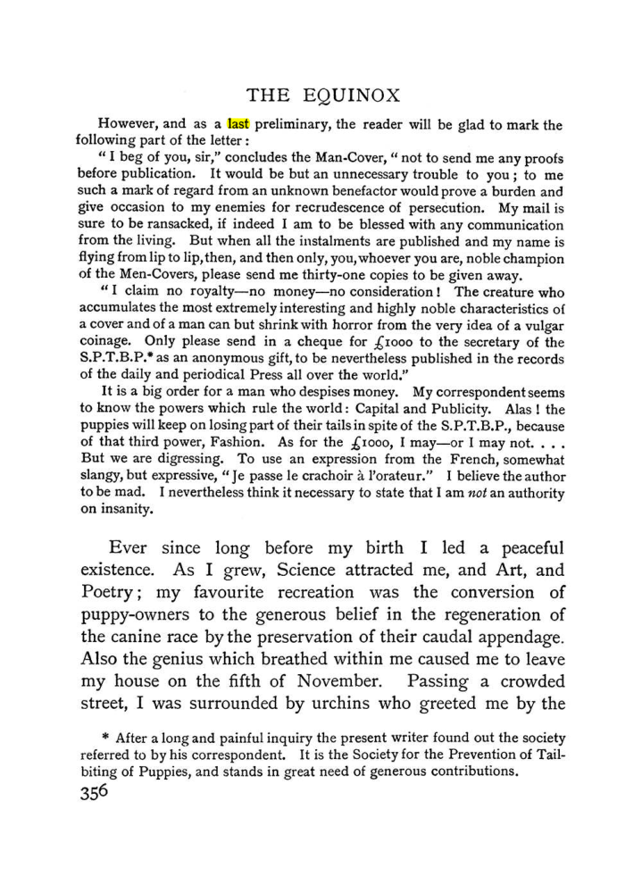 Original scan of The Equinox (Volume I, Number II), PDF page 364