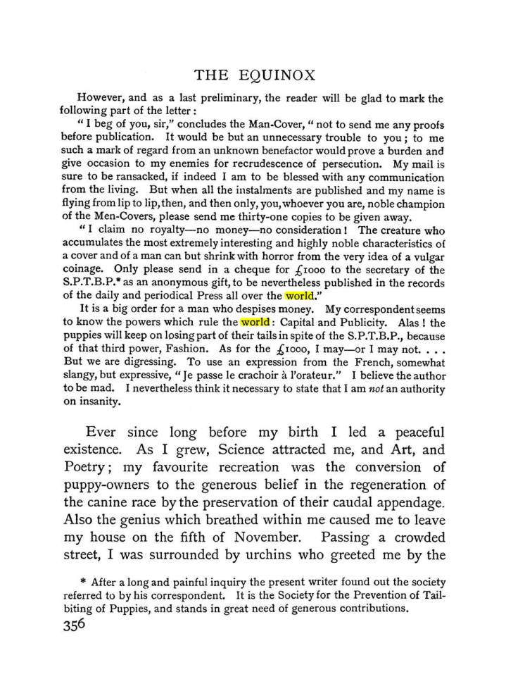 Original scan of The Equinox (Volume I, Number II), PDF page 364