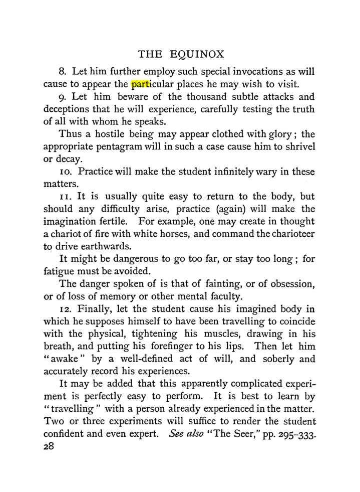 Original scan of The Equinox (Volume I, Number II), PDF page 38