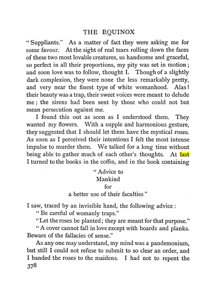 Original scan of The Equinox (Volume I, Number II), PDF page 386