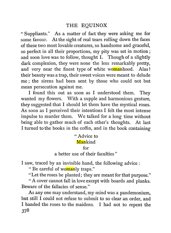 Original scan of The Equinox (Volume I, Number II), PDF page 386