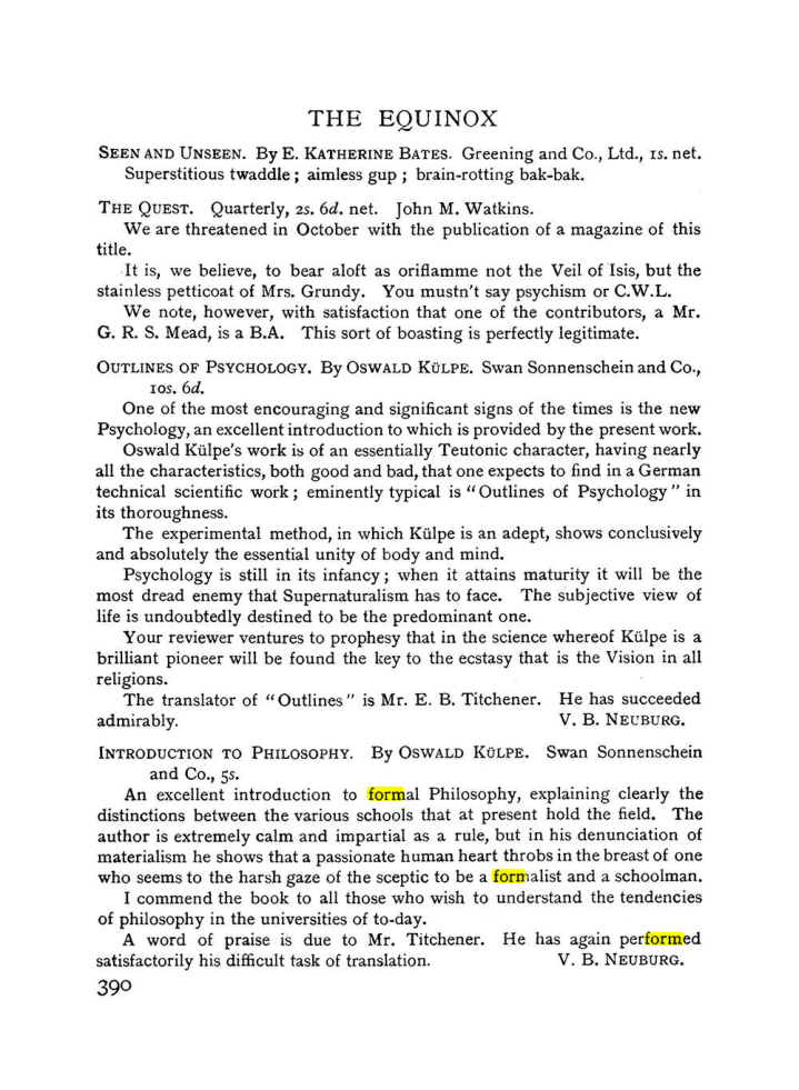 Original scan of The Equinox (Volume I, Number II), PDF page 398