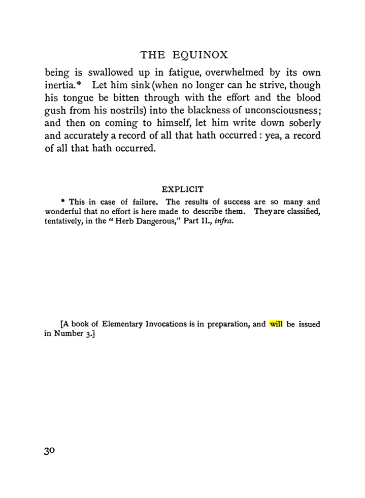 Original scan of The Equinox (Volume I, Number II), PDF page 40