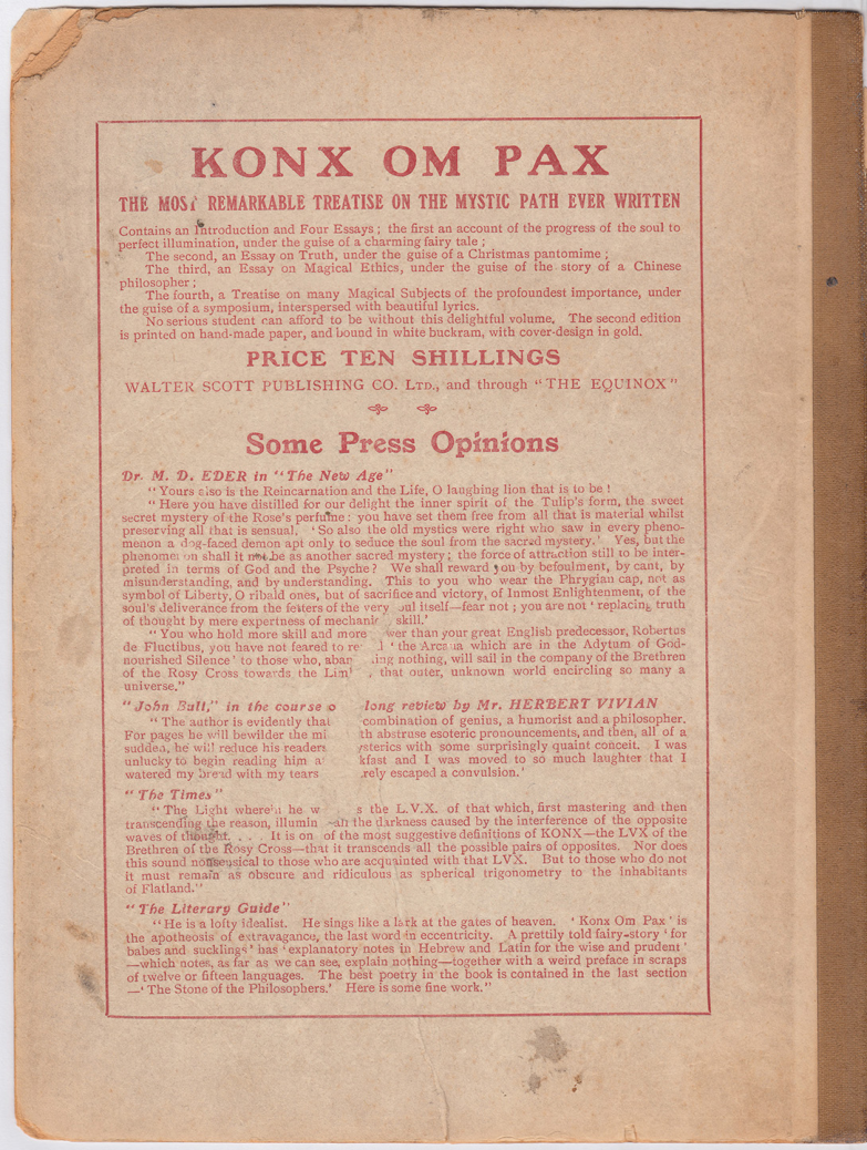 Original scan of The Equinox (Volume I, Number II), PDF page 416