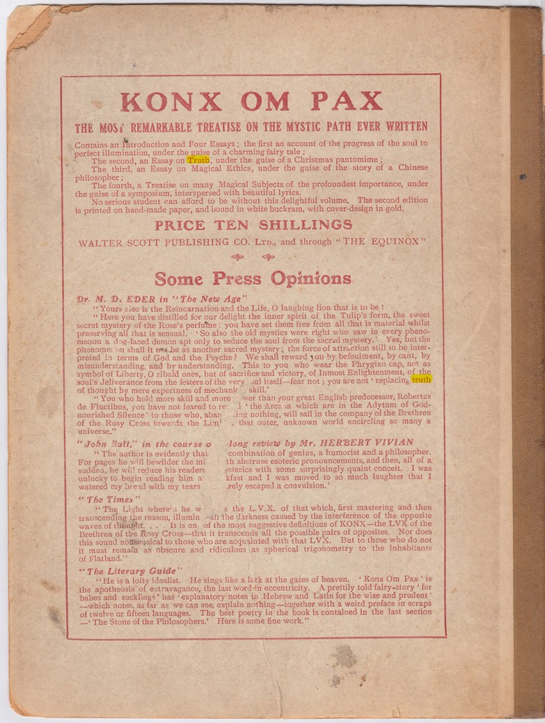Original scan of The Equinox (Volume I, Number II), PDF page 416