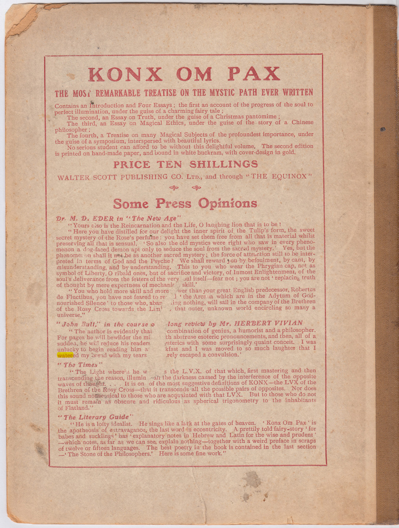 Original scan of The Equinox (Volume I, Number II), PDF page 416