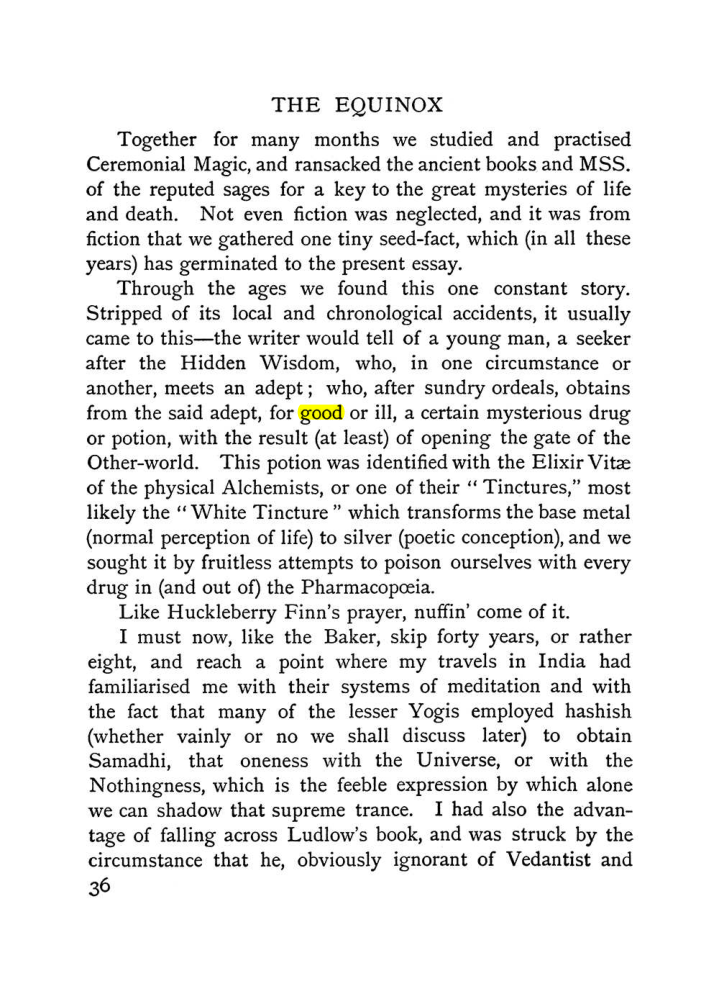 Original scan of The Equinox (Volume I, Number II), PDF page 46