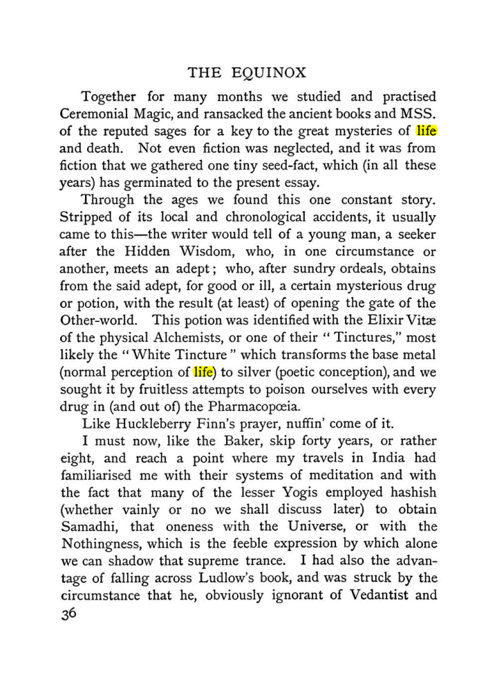 Original scan of The Equinox (Volume I, Number II), PDF page 46
