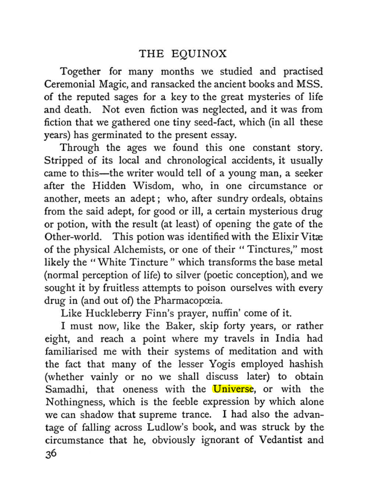 Original scan of The Equinox (Volume I, Number II), PDF page 46