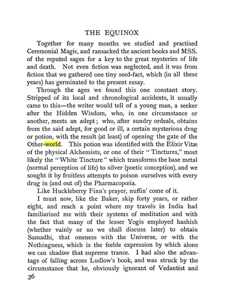 Original scan of The Equinox (Volume I, Number II), PDF page 46