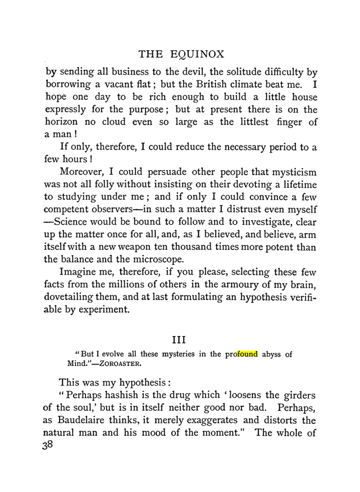 Original scan of The Equinox (Volume I, Number II), PDF page 48